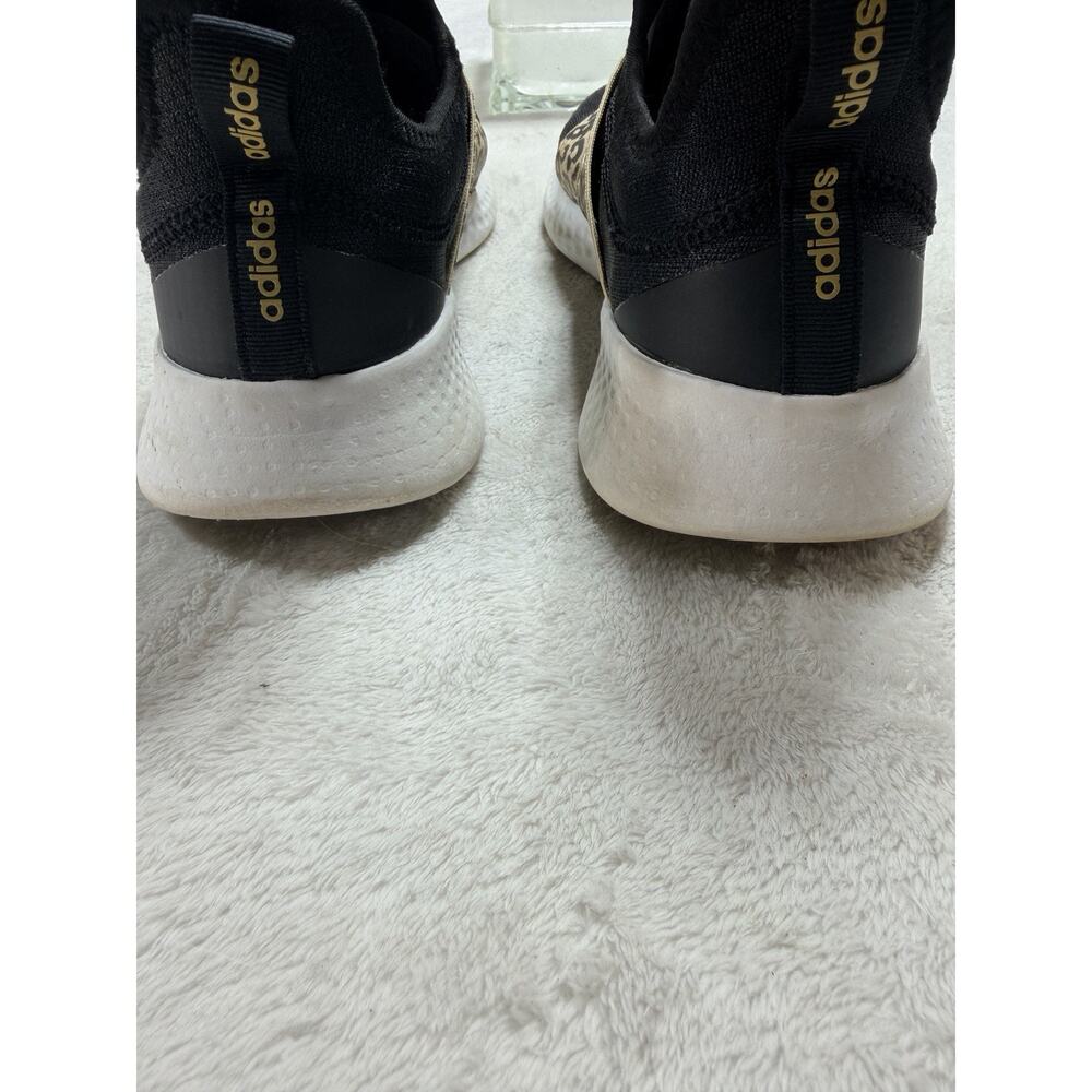 Adidas Puremotion Adapt Running Shoes Black Leopard Strap Women Size 10 Sneaker - Picture 7 of 9
